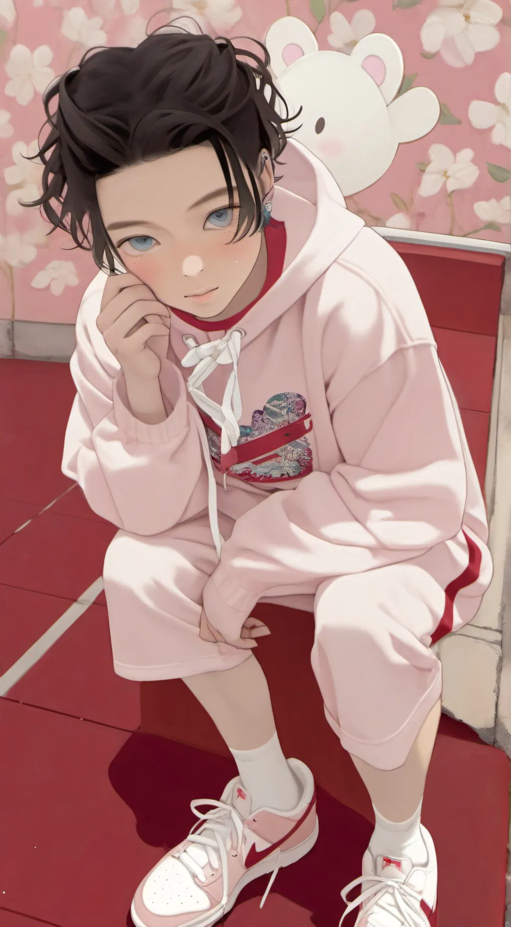 ai character: Lucas  background