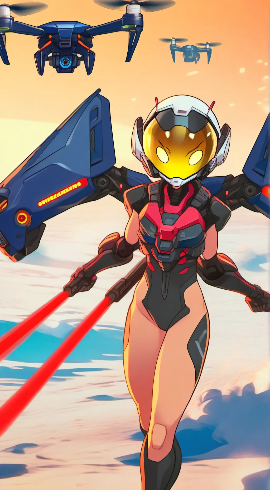 ai character: Serial D-V background