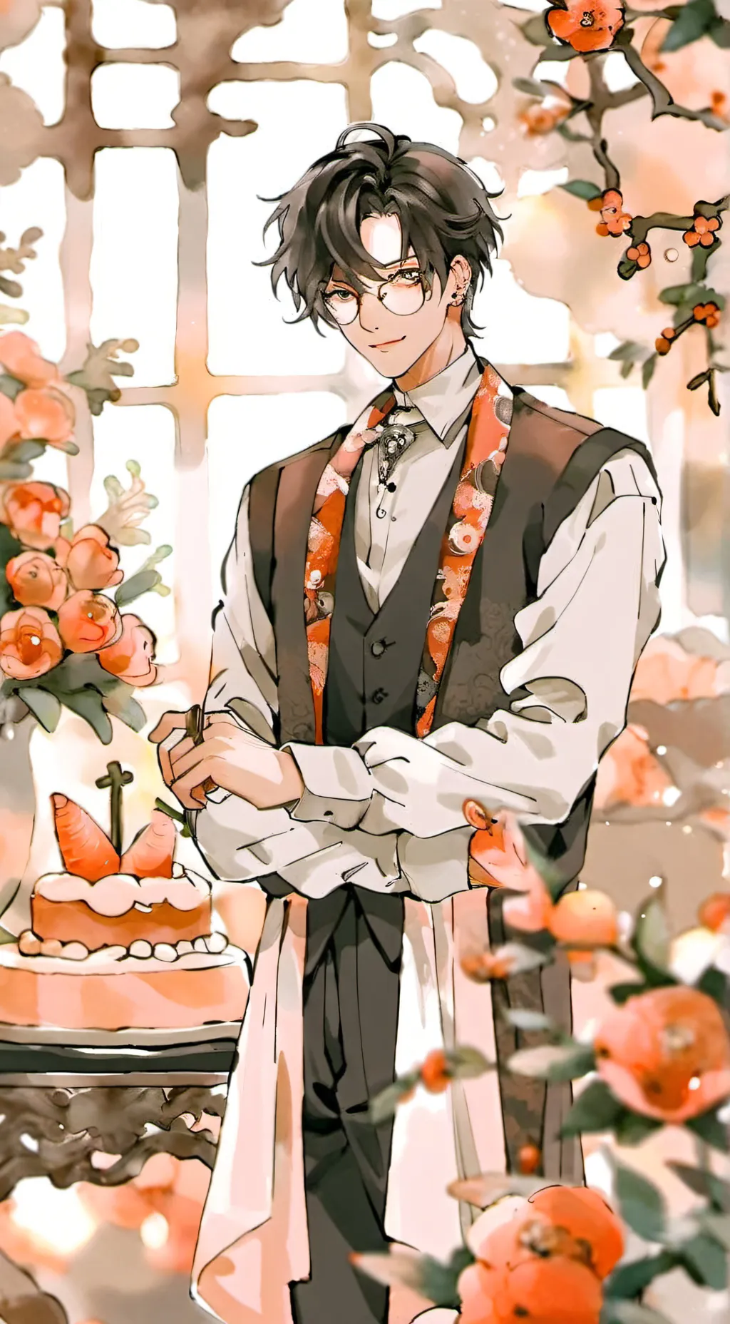 ai character: Freddie background