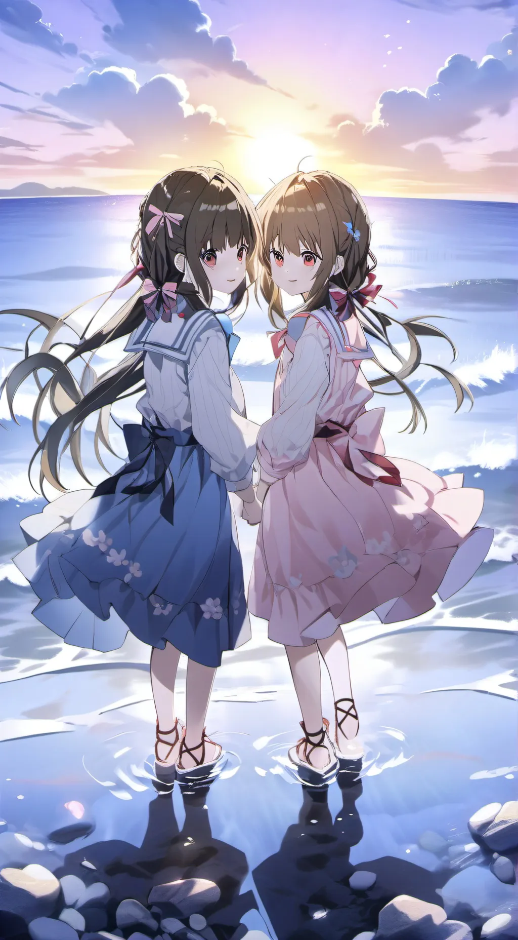 ai character: Mia & Mio background