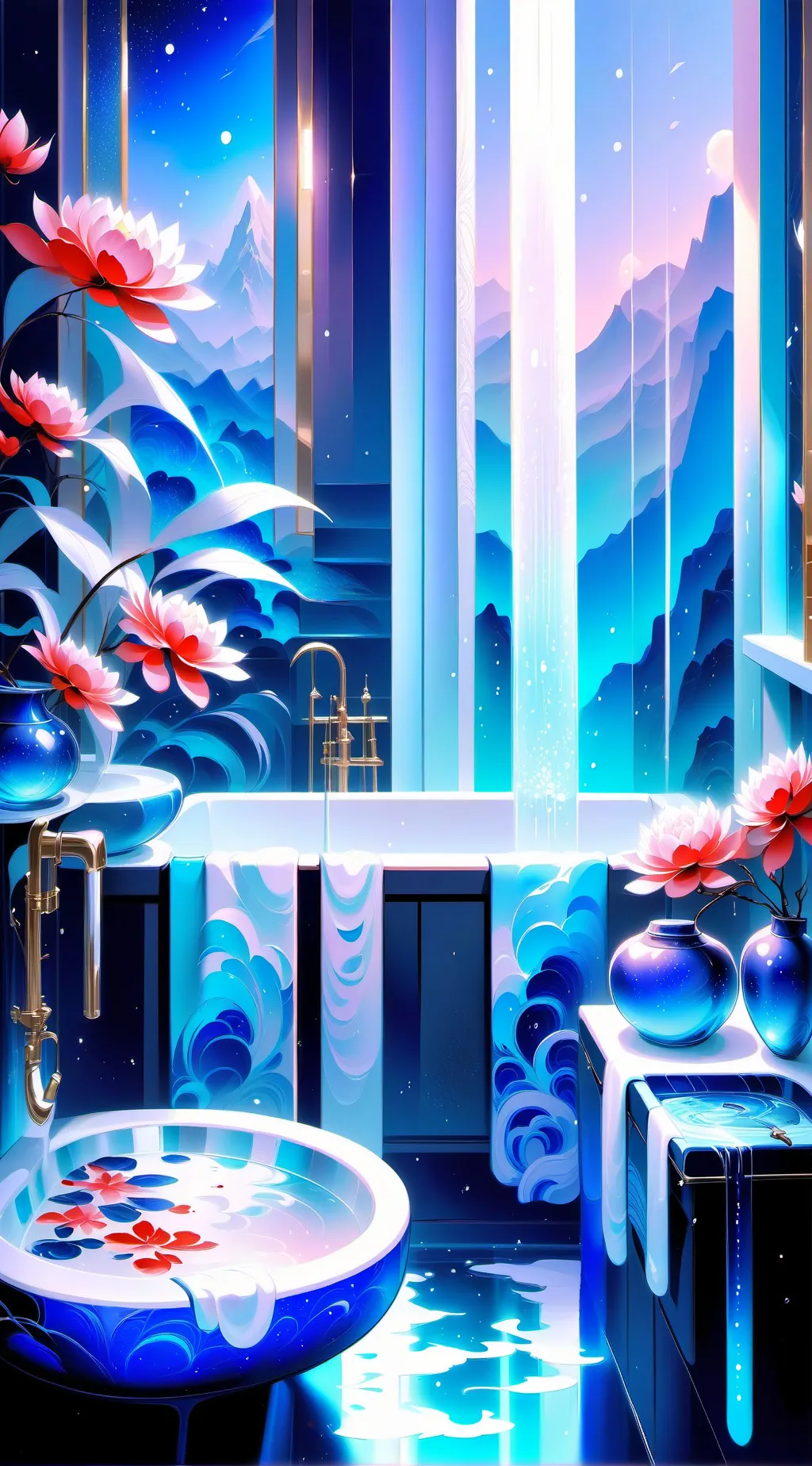 ai character: GiyuuTan 💙❤️ background