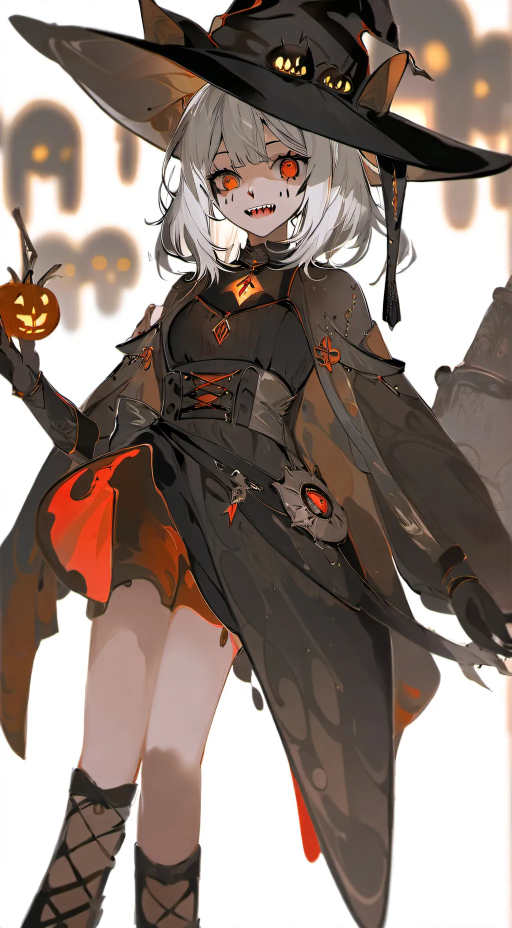 ai character: Nightmare witch background