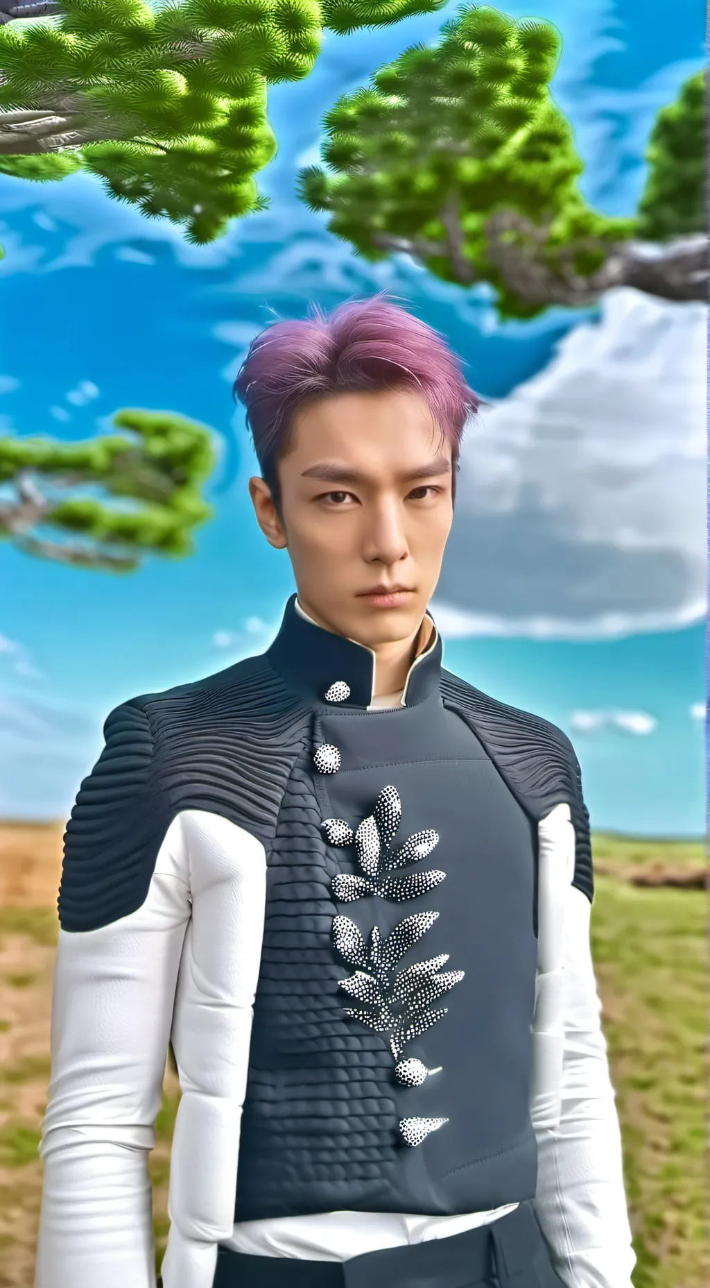 ai character: Thanos  background