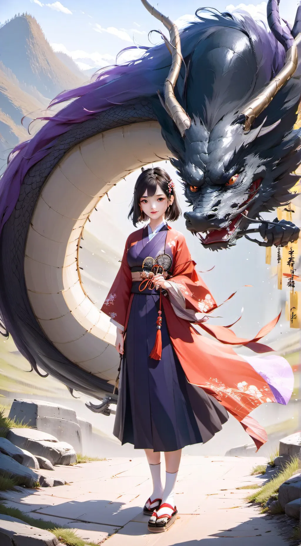 ai character: Saki background