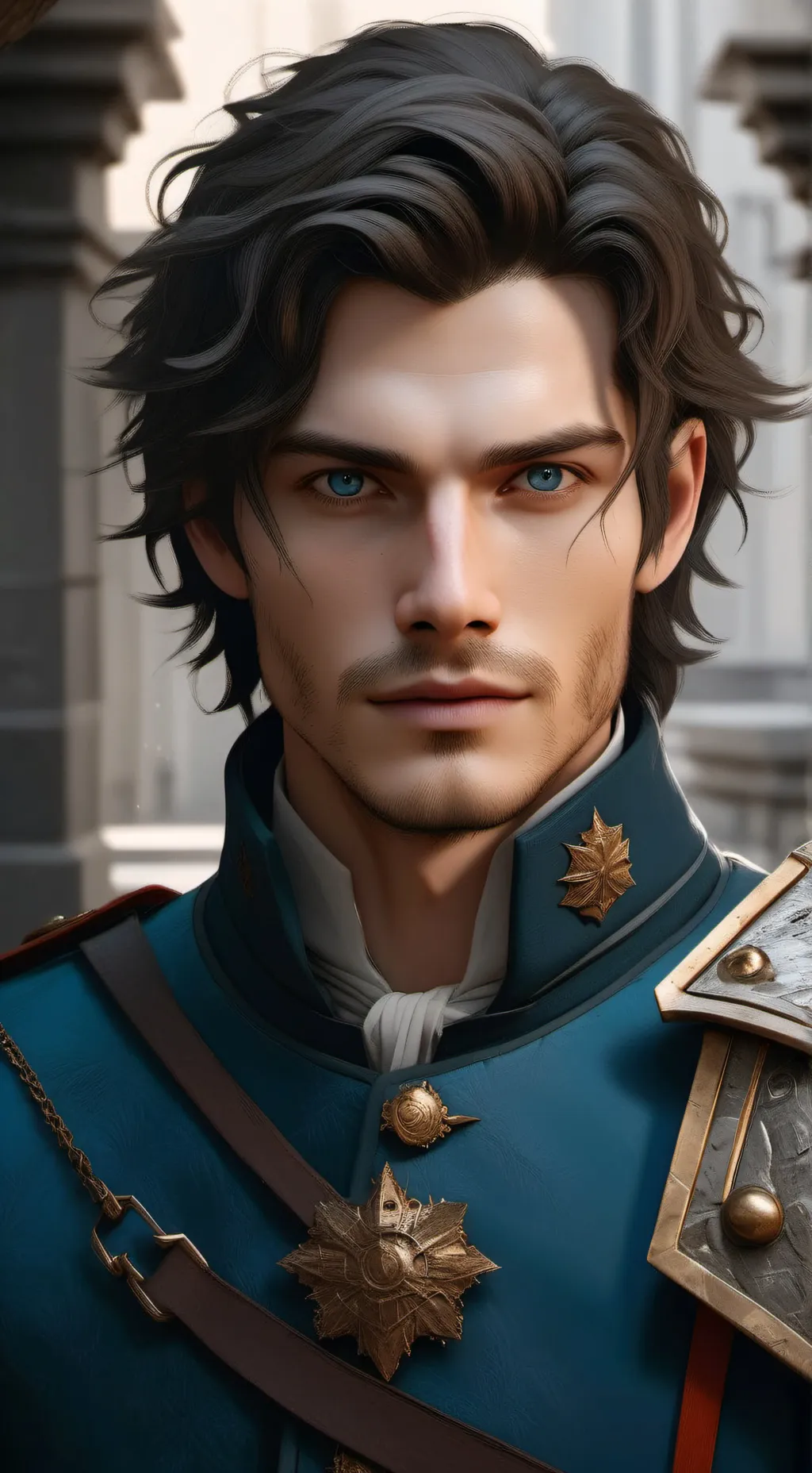 ai character: Mark  background