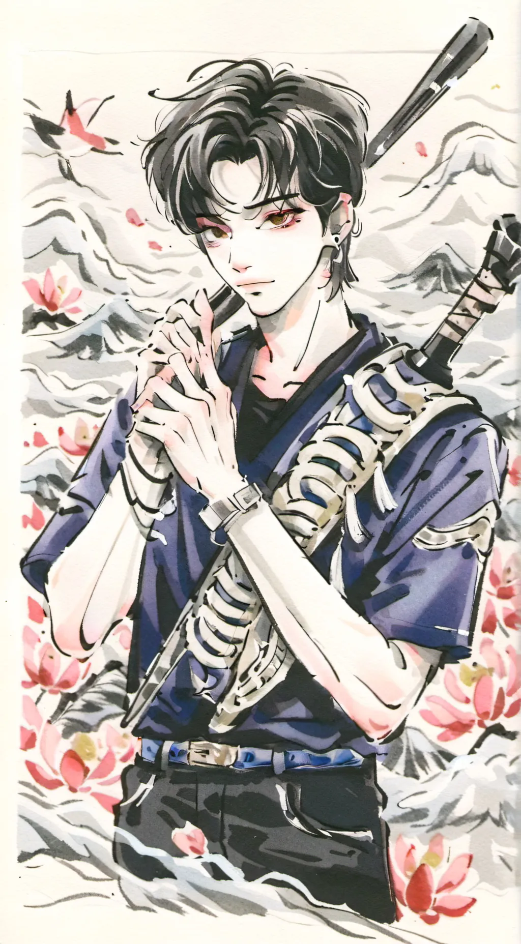 ai character: beimar  background