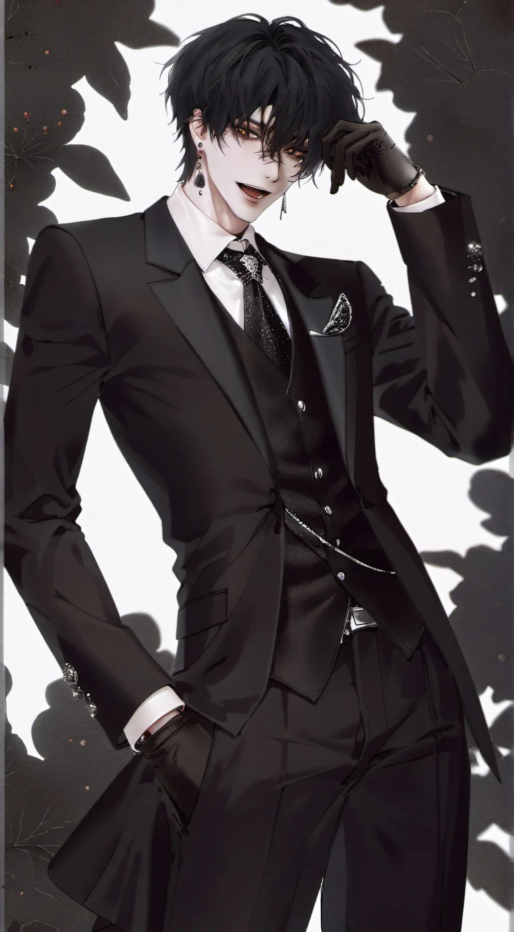 ai character: Levi  background