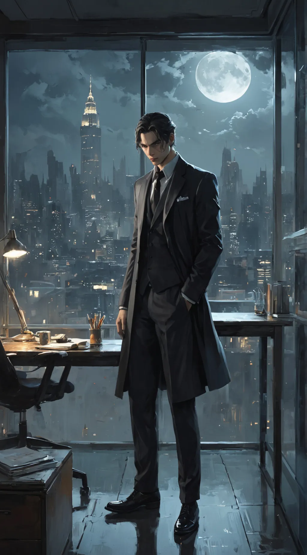 ai character: Lucien background