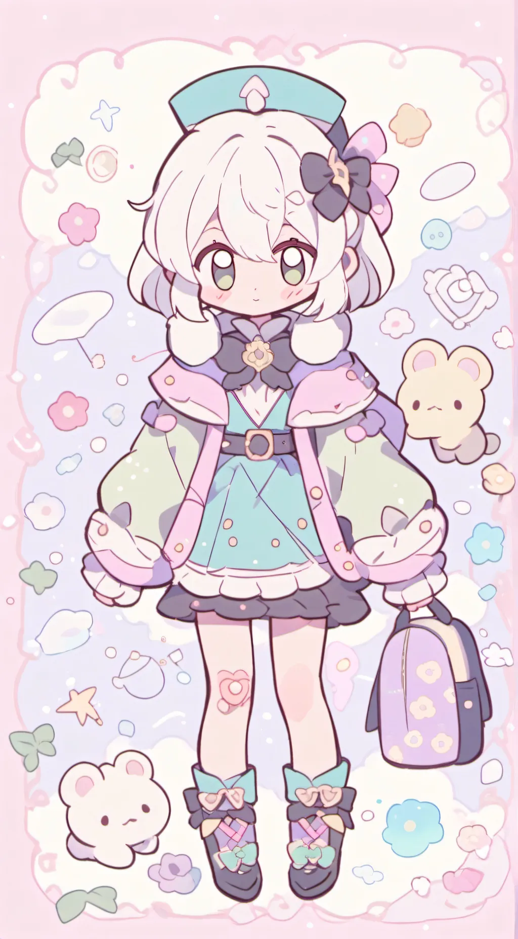 ai character: Shelly {dw} background