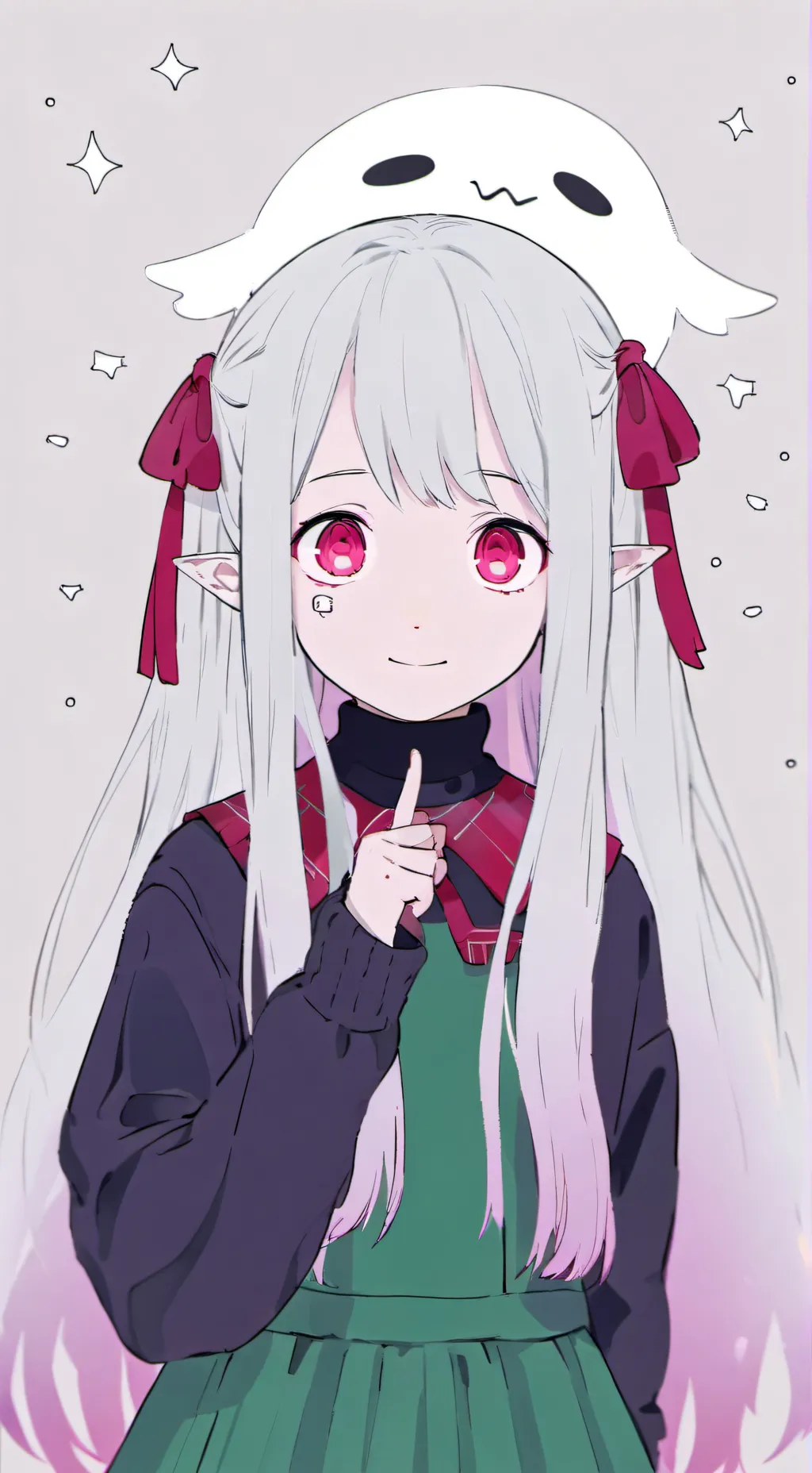 ai character: Poppy Playtime Ghostly Child background