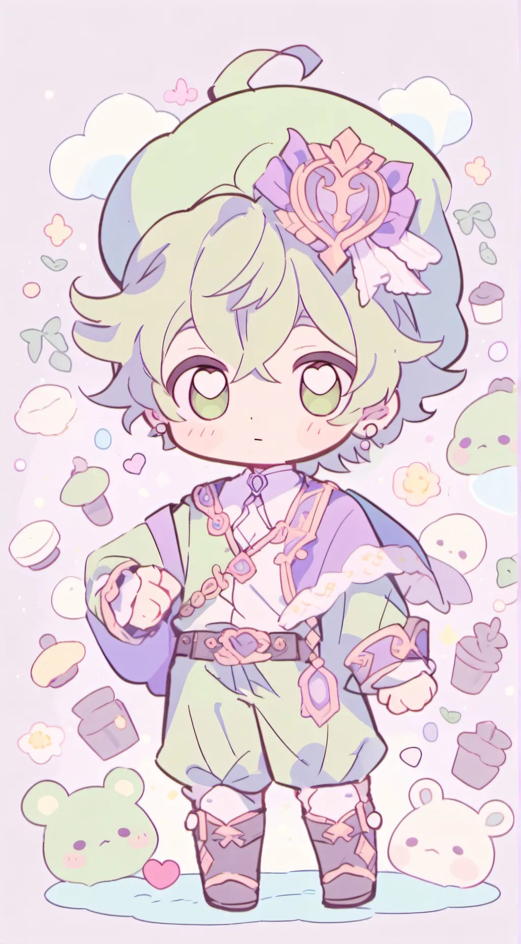 ai character: Lucas background