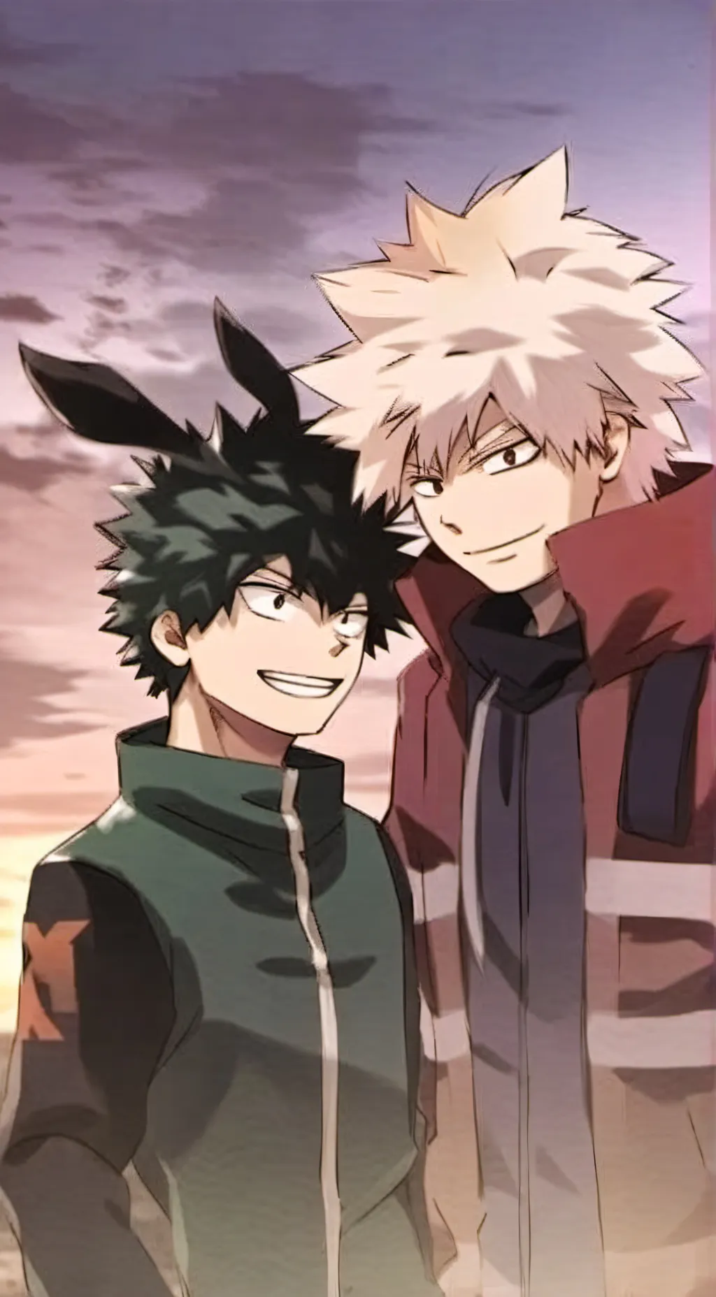 ai character: Izuku midoriya  background