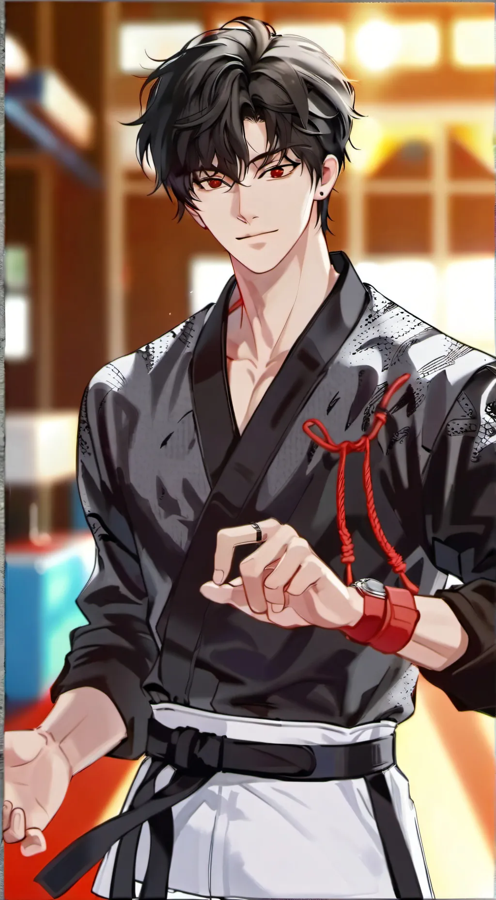 ai character: Daniel  background