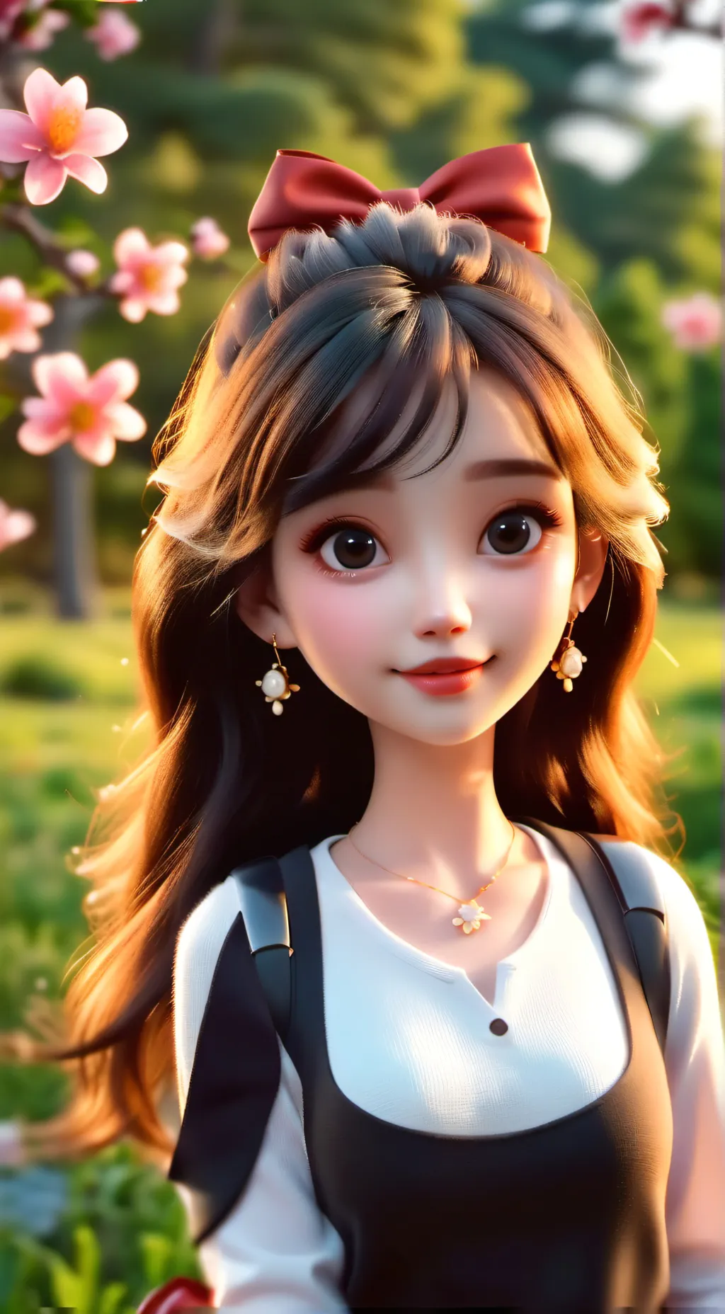 ai character: luna background