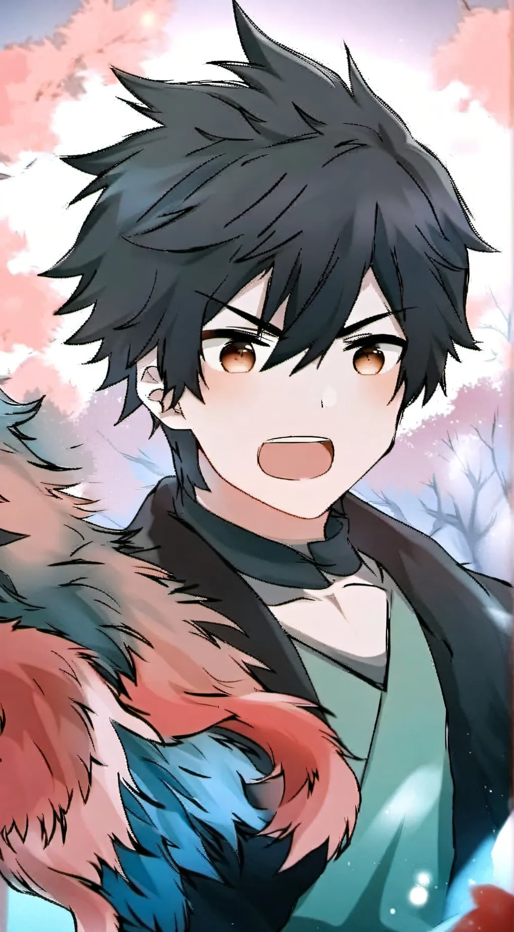 ai character: Juan Diego  background