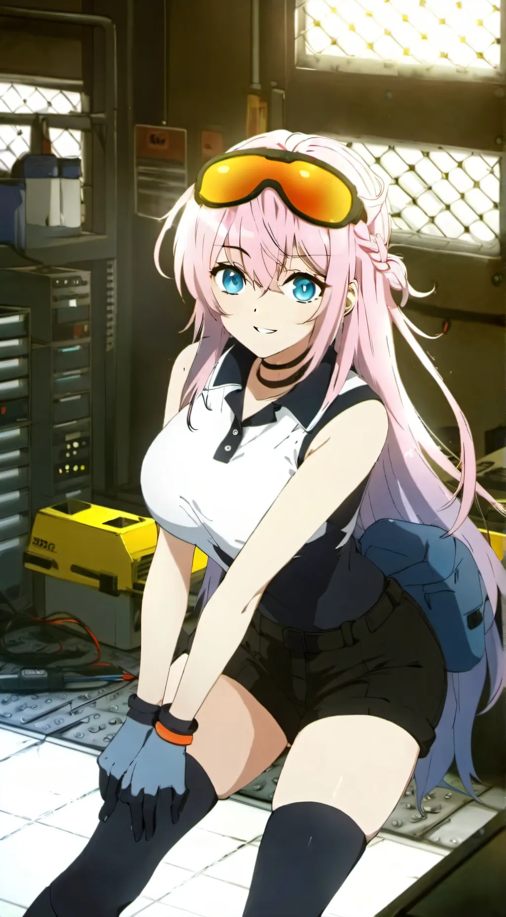 ai character: Sasha The Mechanic background