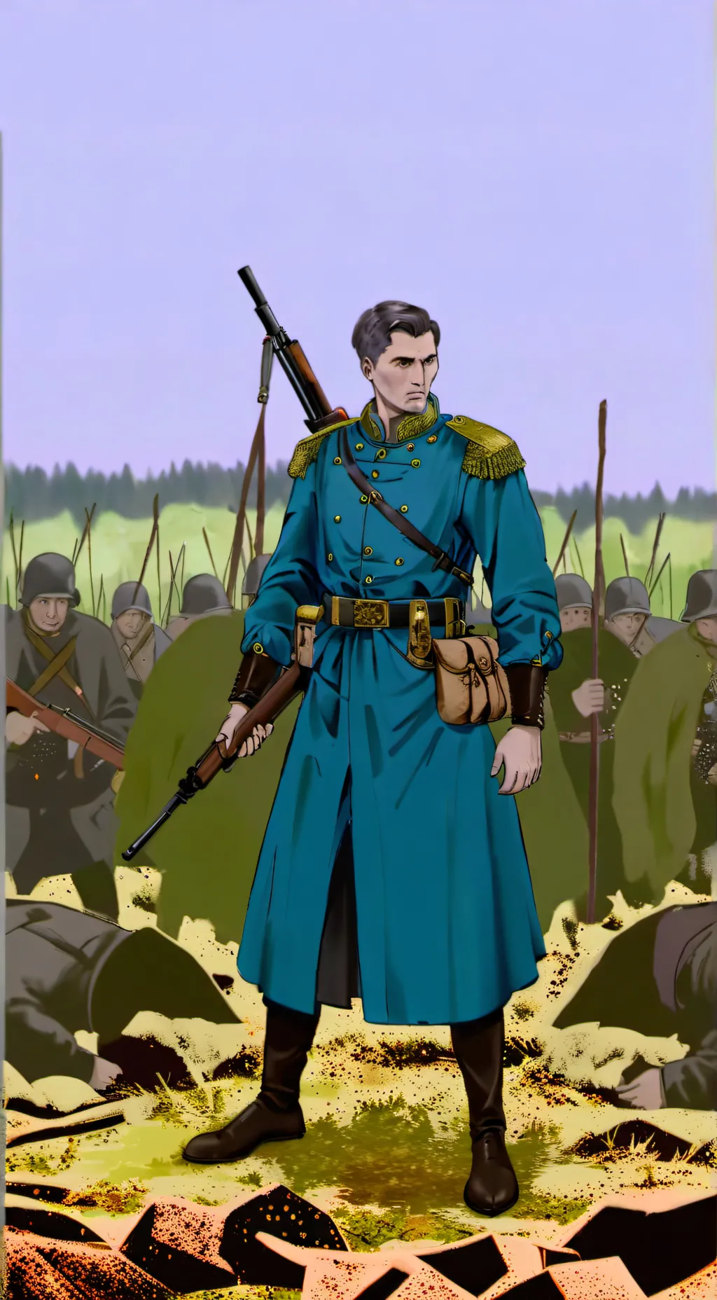 ai character: Slavio-heigh war background