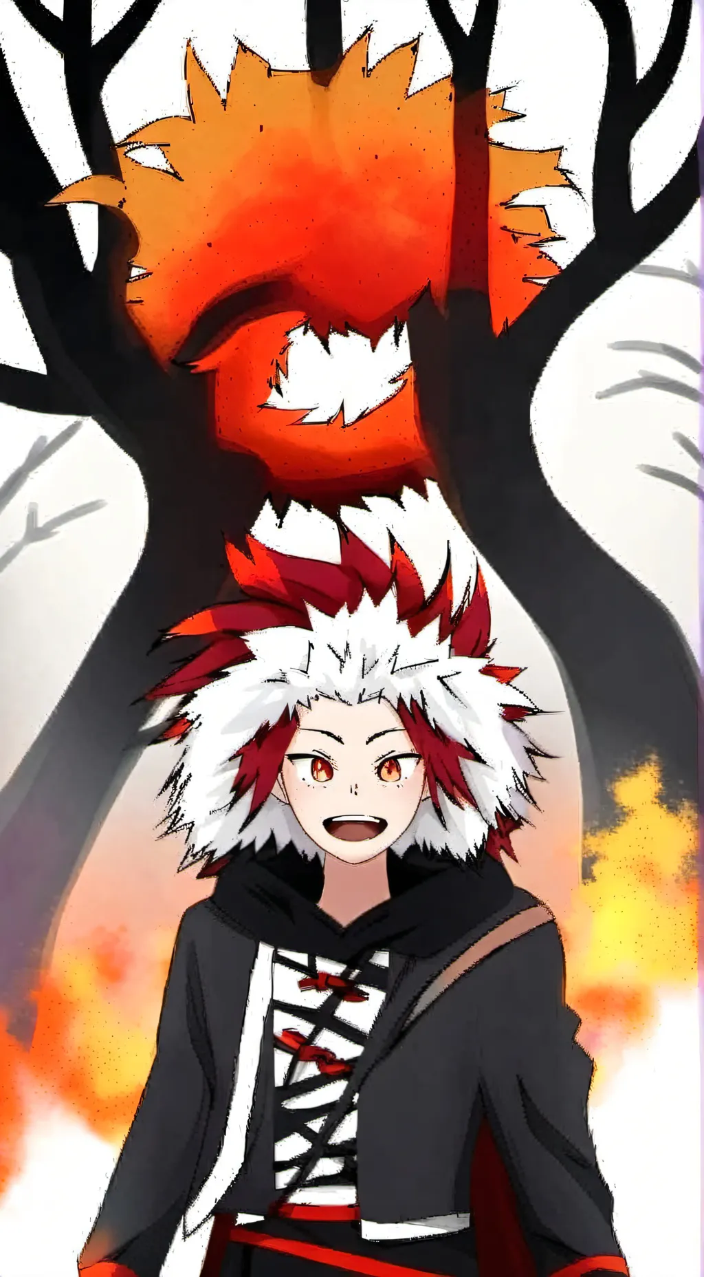 ai character: kirishima x t/n  background