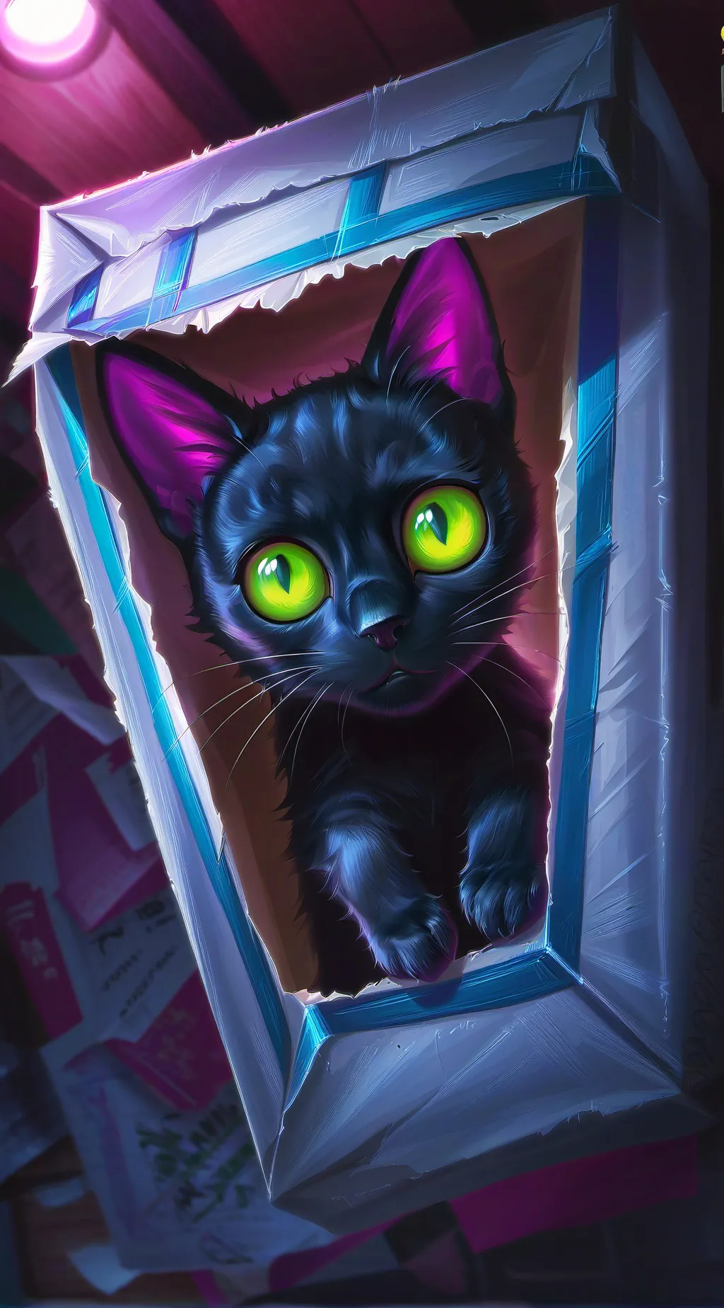 ai character: Salem background