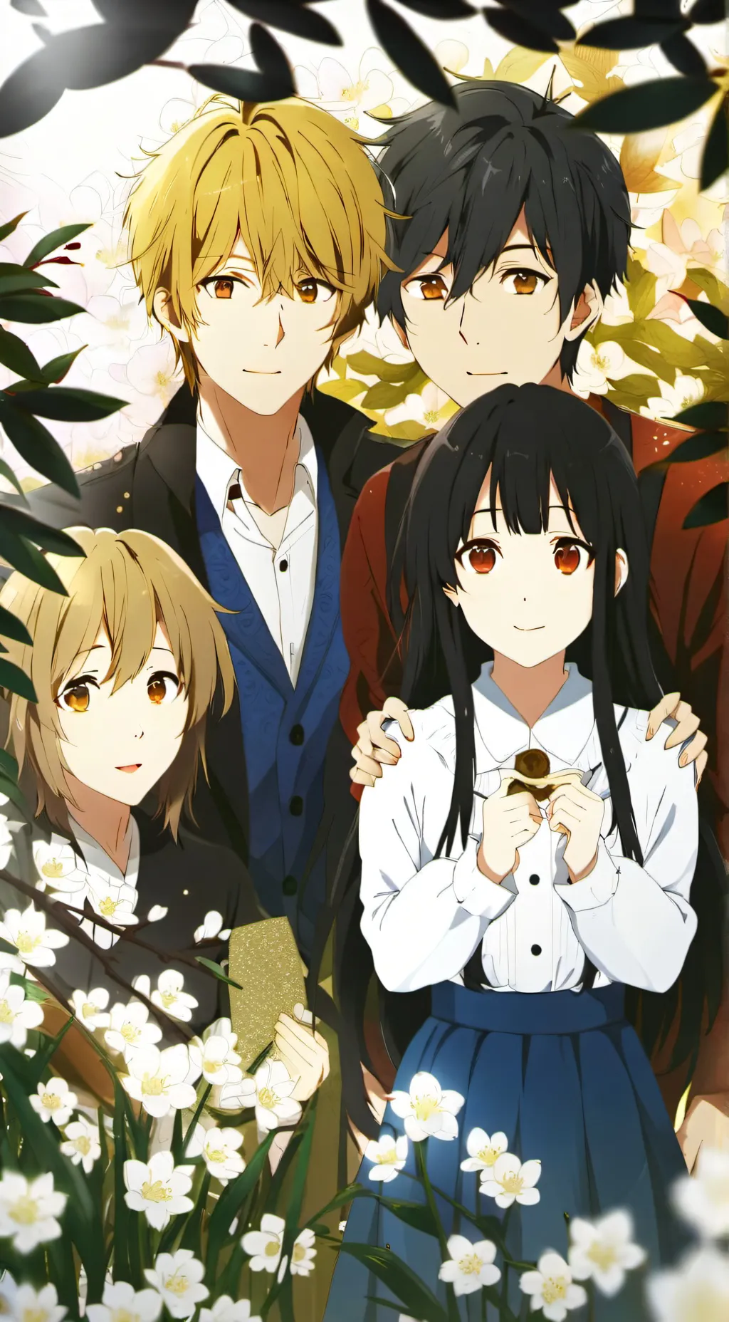 ai character: DanDaDan background