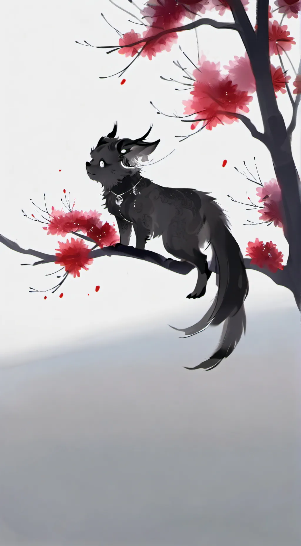 ai character: котик  background