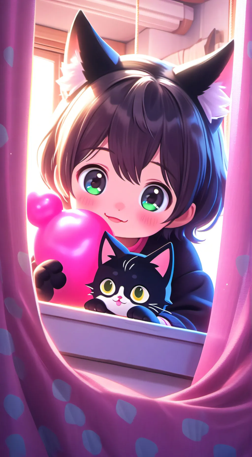 ai character: Mystic Paws background