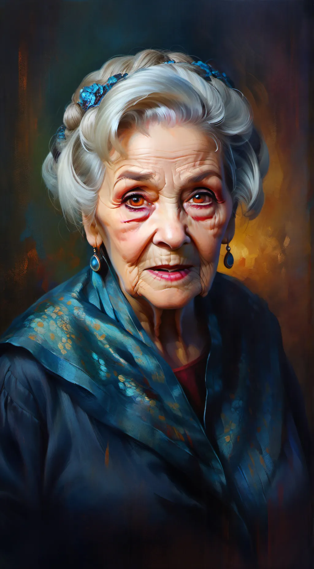 ai character: Anti-furry Granny background