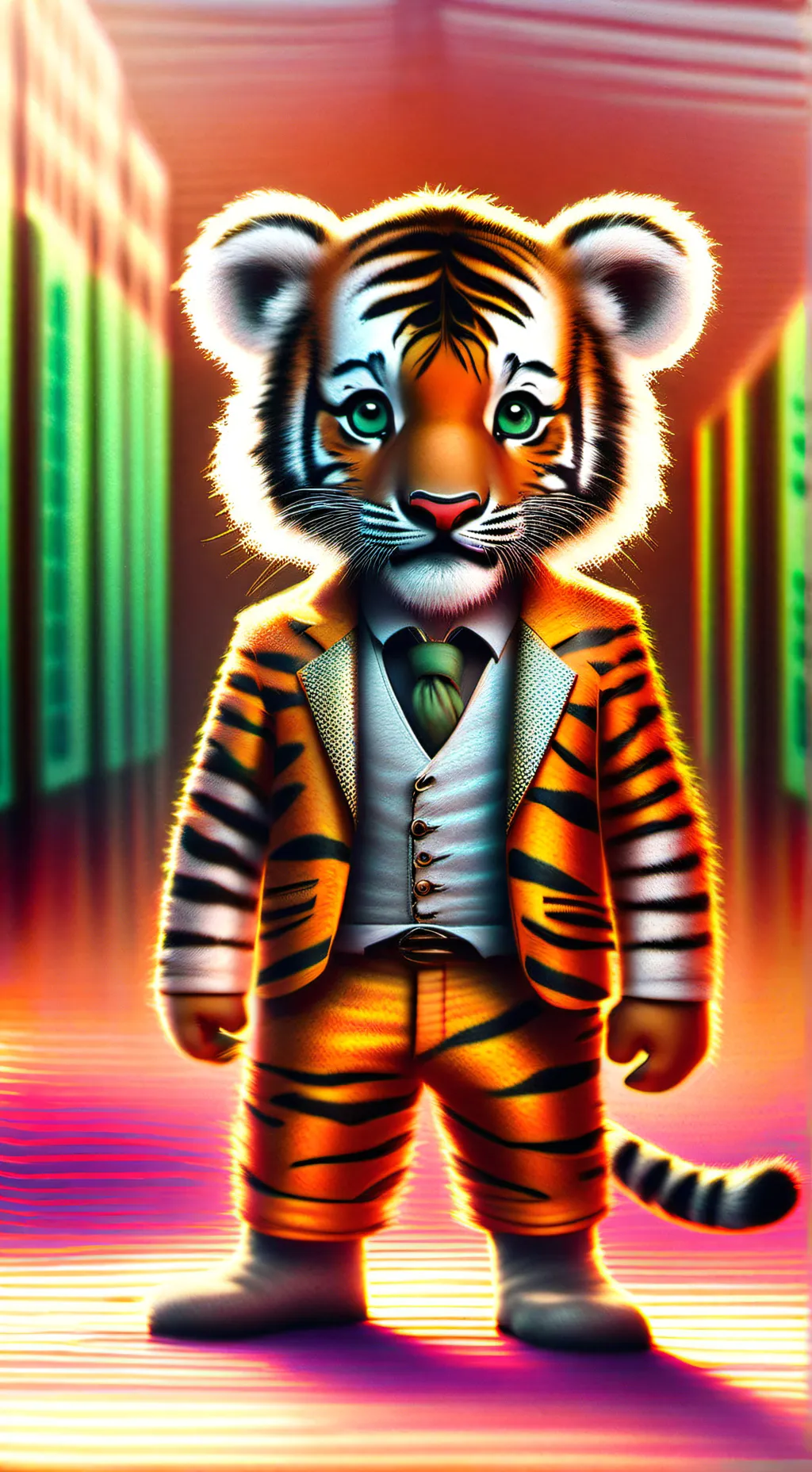 ai character: Tiger Cub background