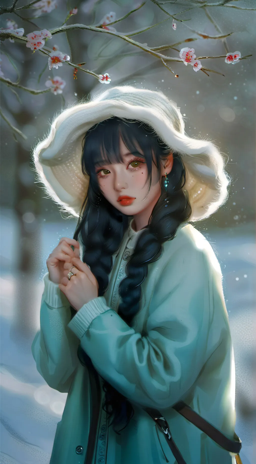 ai character: Jennie  background