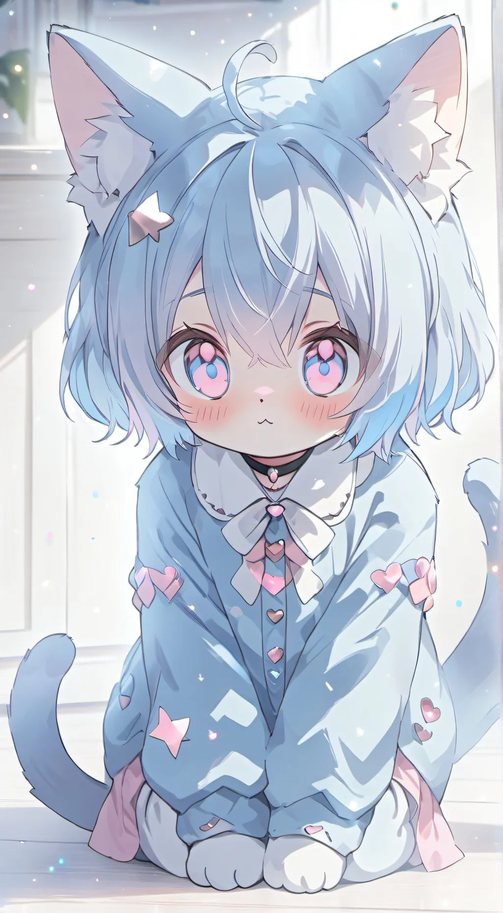 ai character: Sparkle Whiskers background