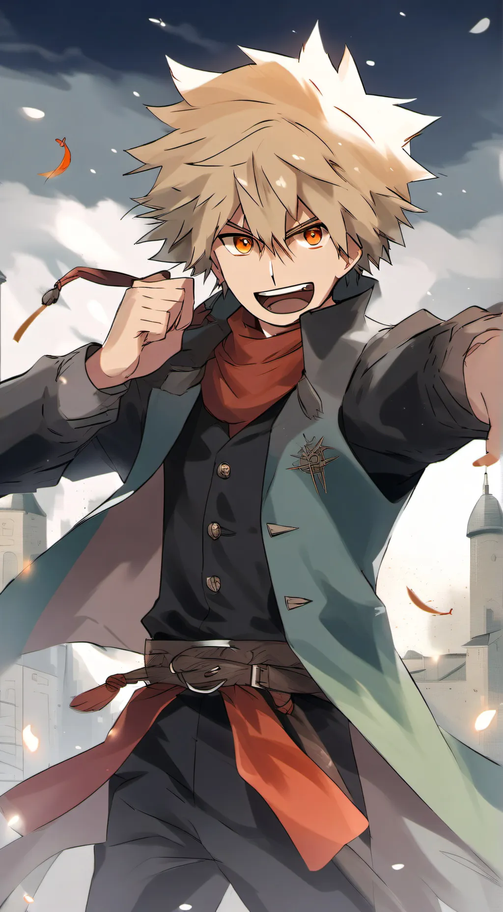 ai character: mha finale war background