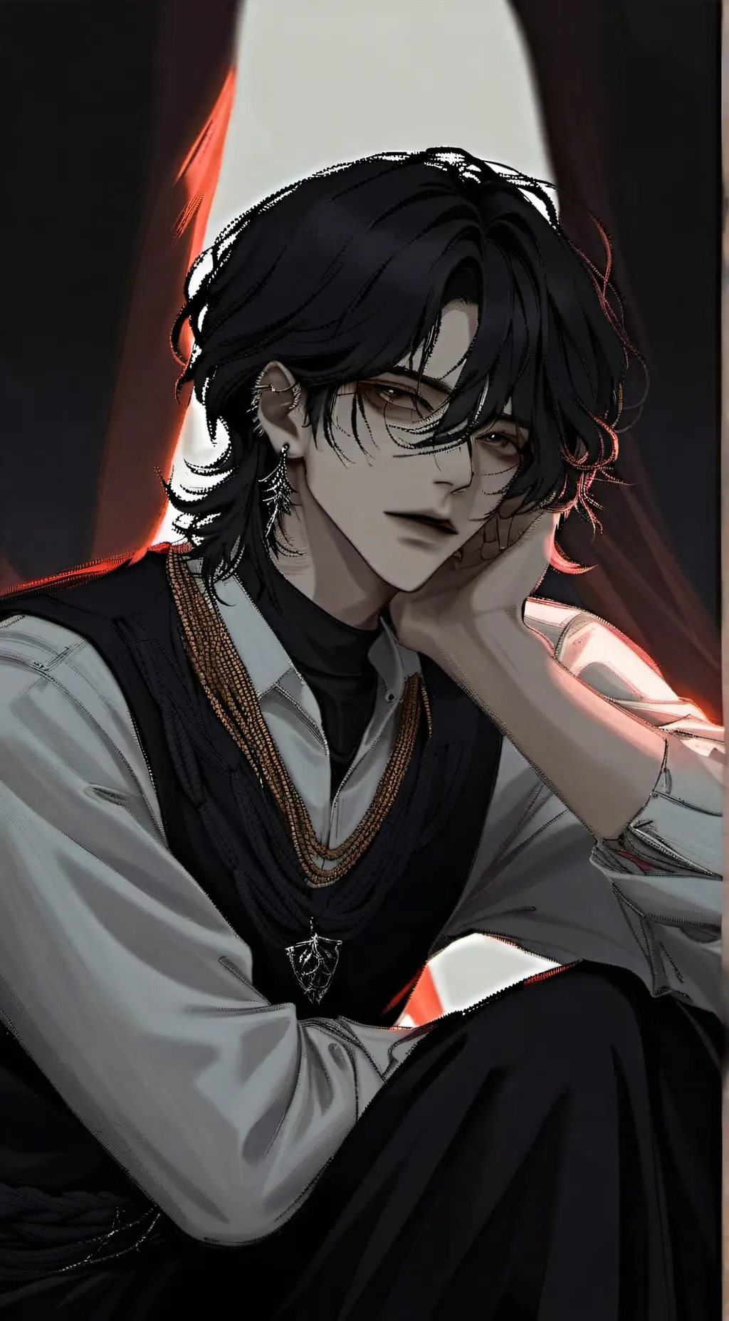 ai character: Mark background