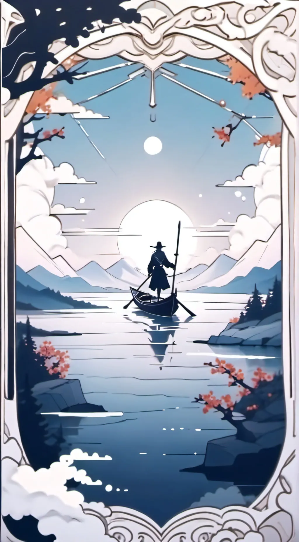 ai character: the one is chill background