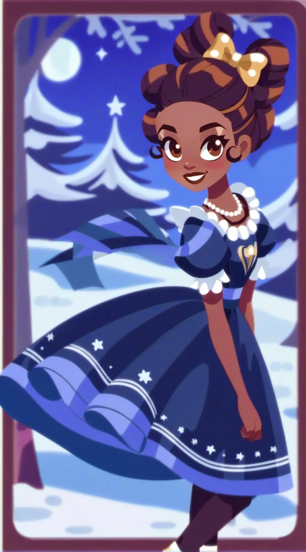 ai character: choco background