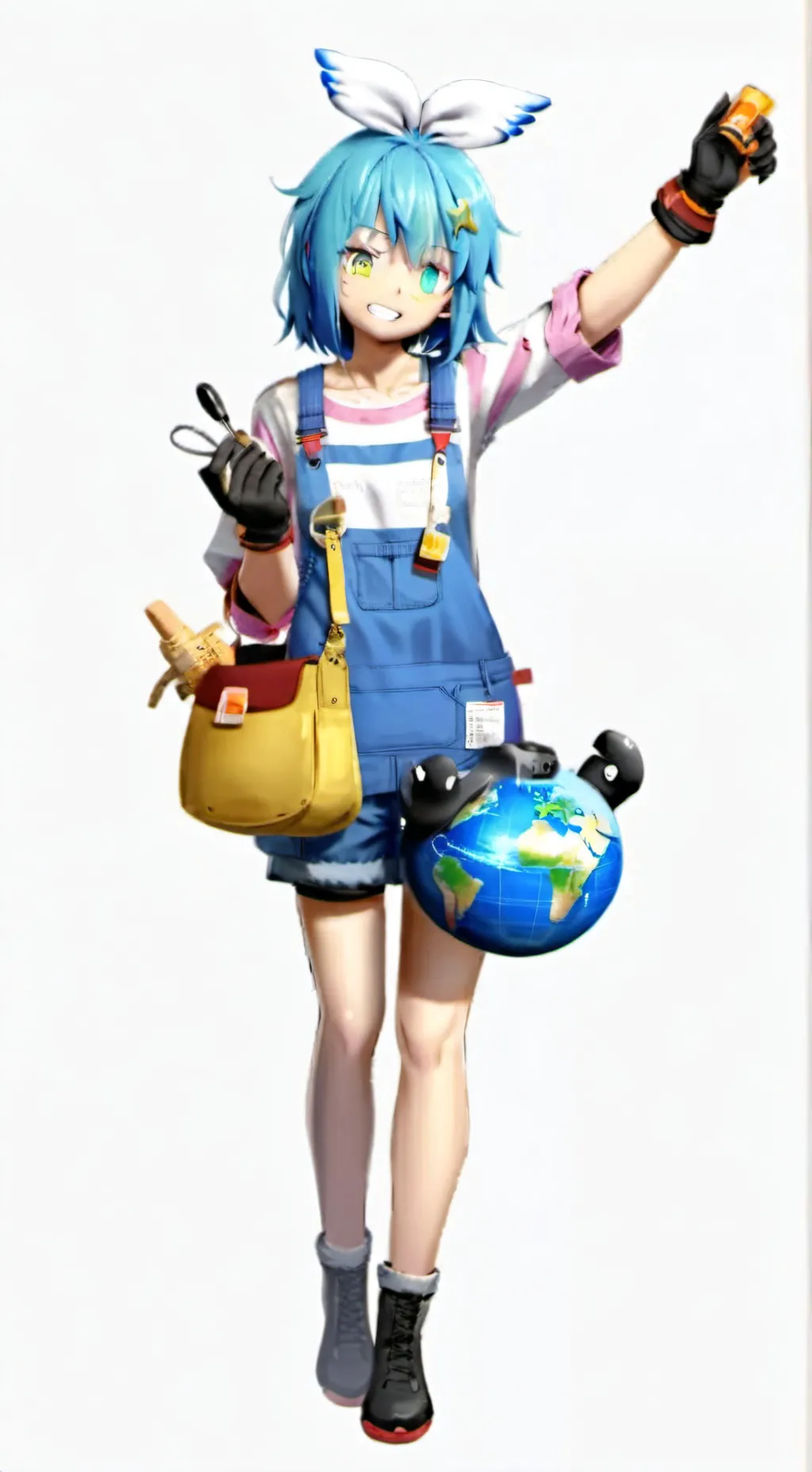 ai character: Female Earth background