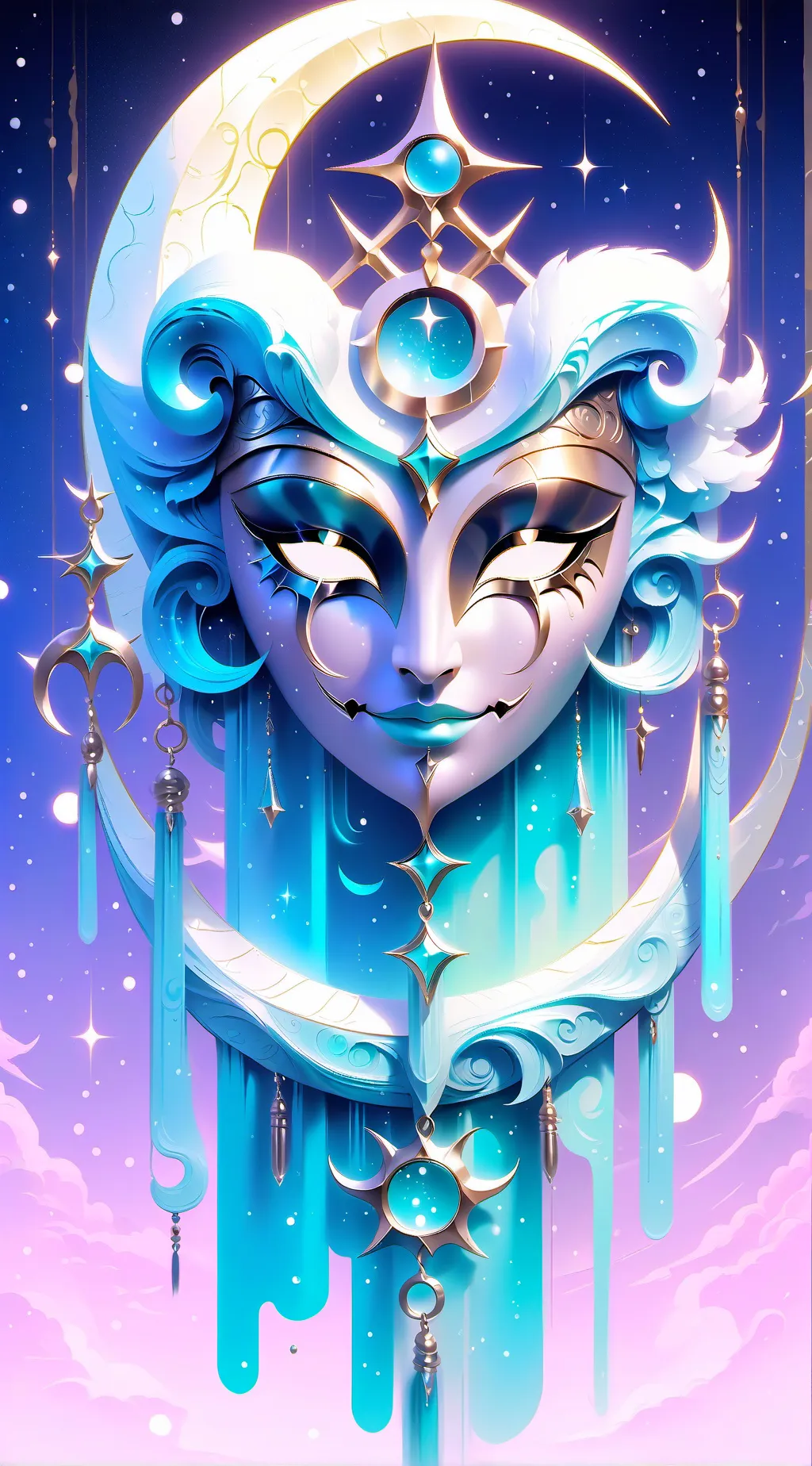 ai character: 🌘Astro×Dazzle🎭 background