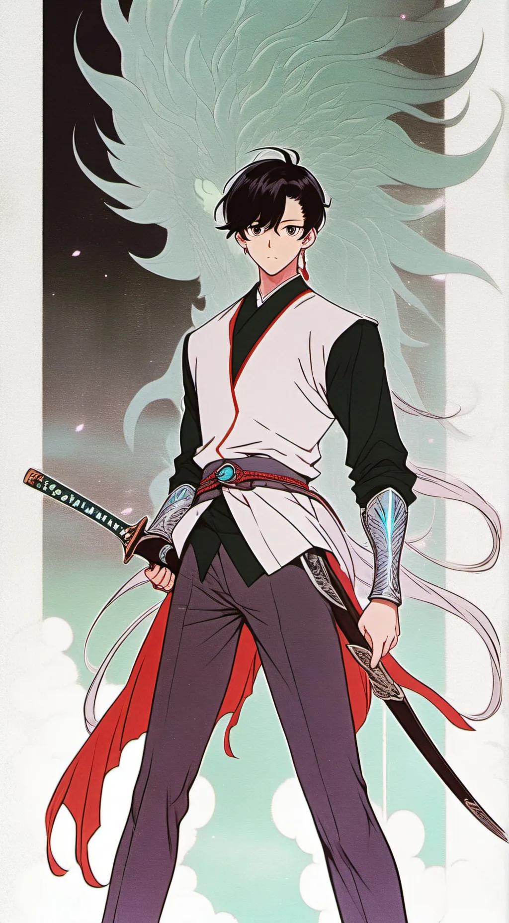 ai character: Solo leveling  background