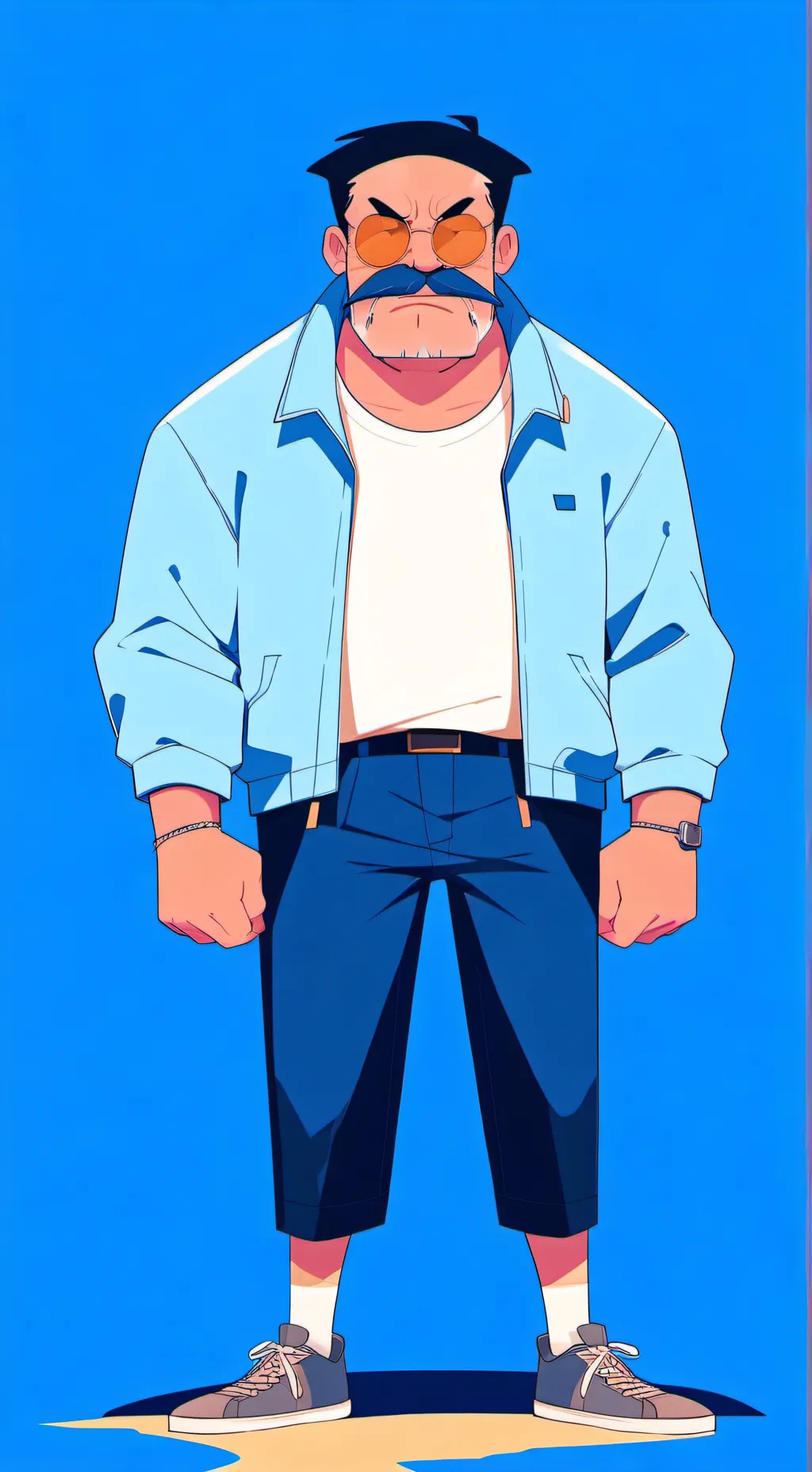 ai character: dad background