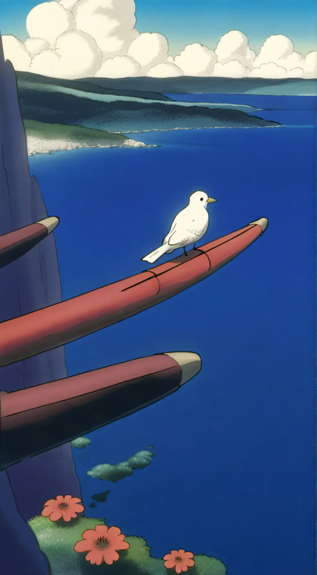 ai character: Kurva madár background