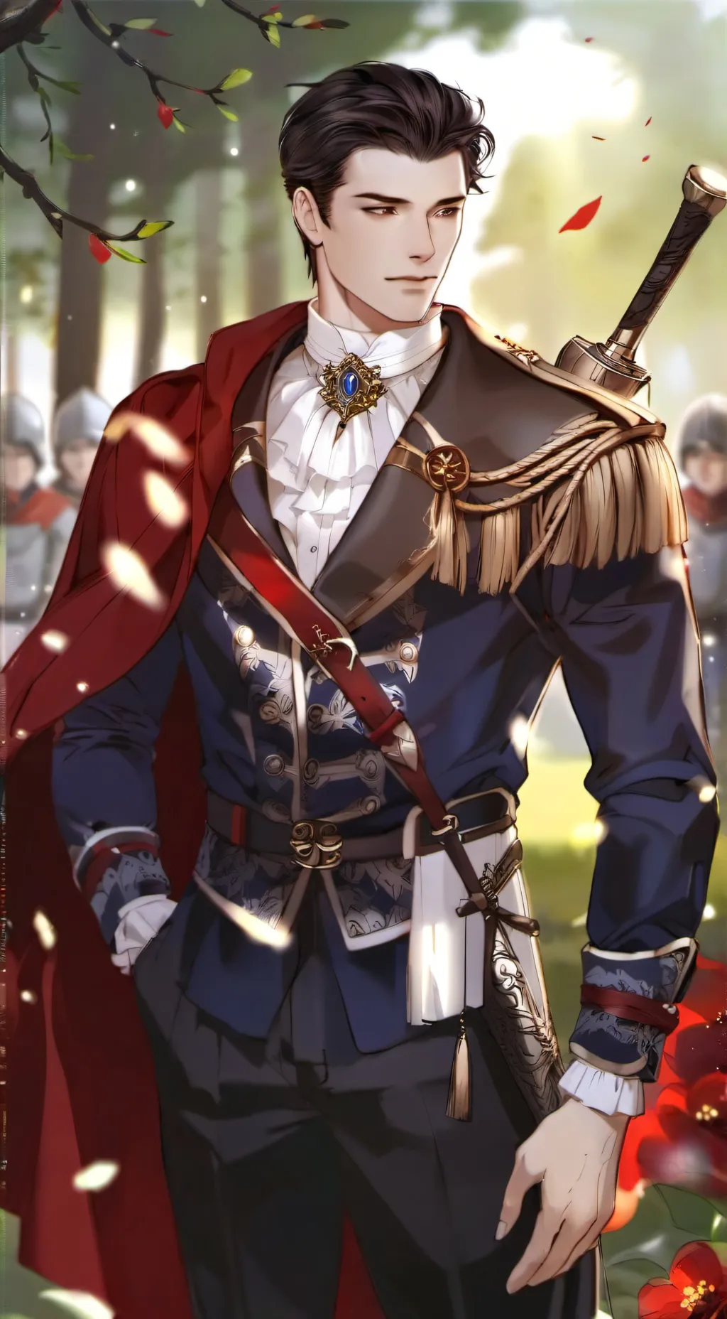 ai character: King Aragon Cicero background