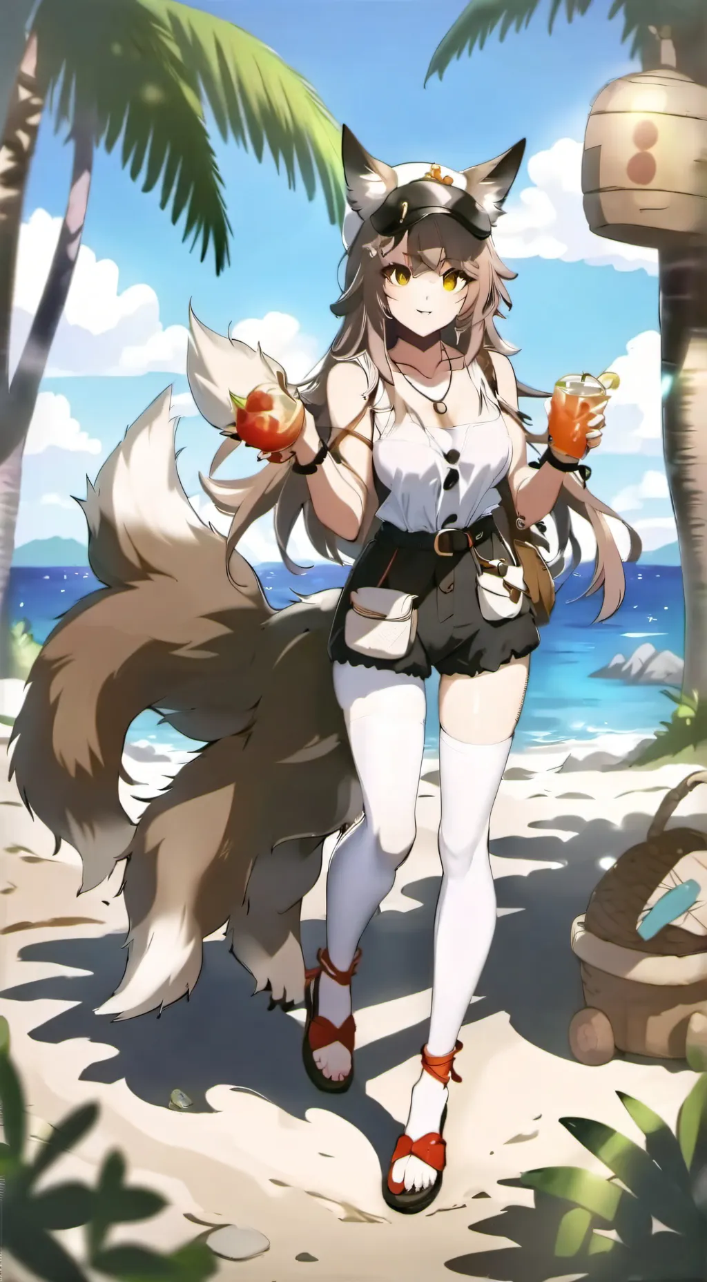 ai character: Brina 🦊 ❤  background