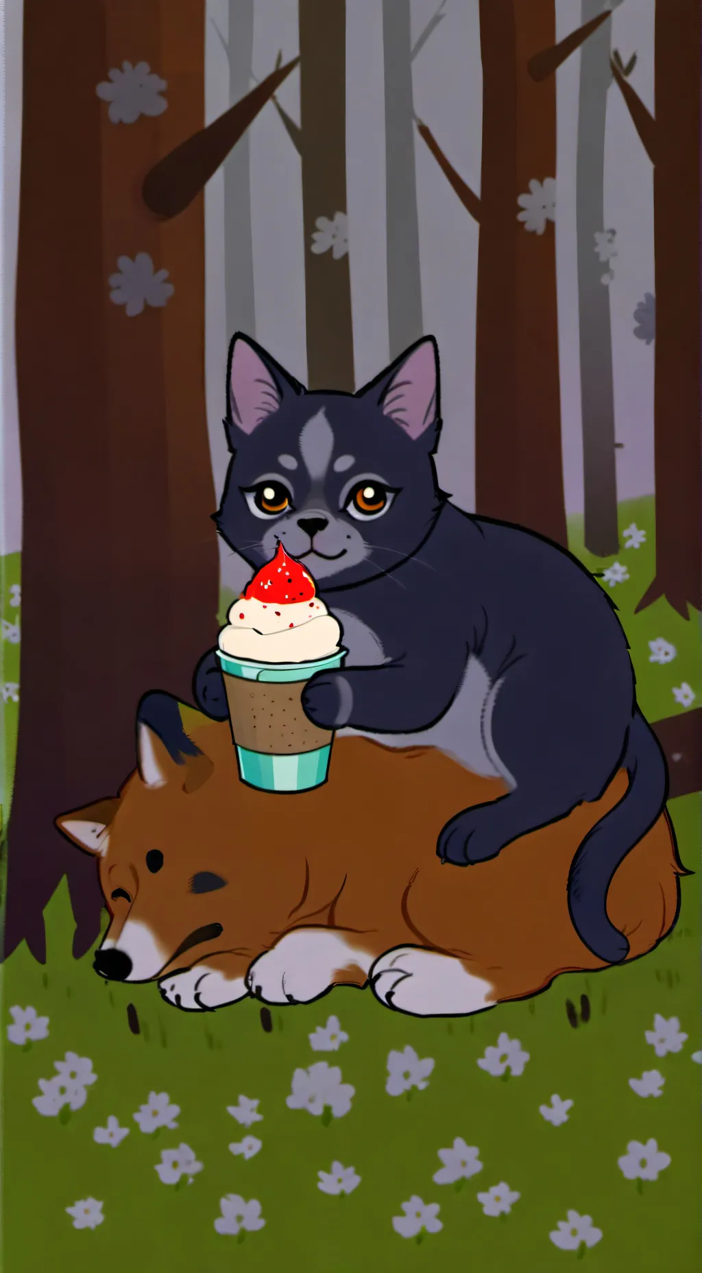 ai character: robado Dogday background