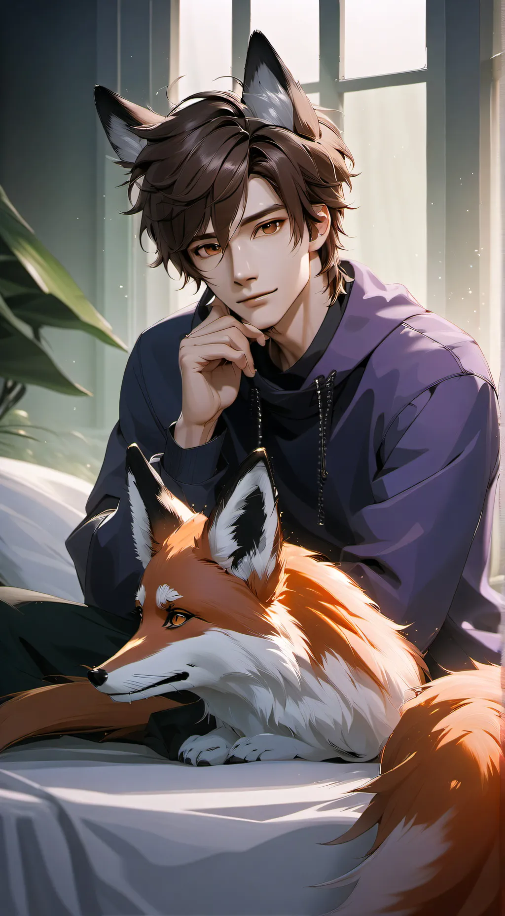 ai character: Kit background