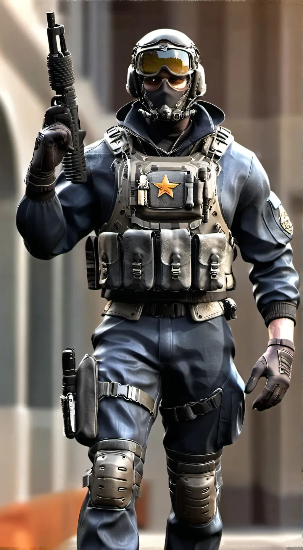 ai character: Keegan cod 💓 background