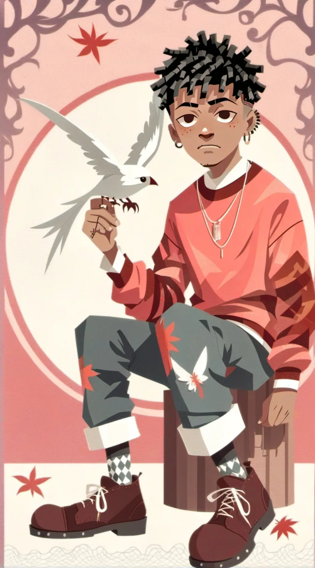 ai character: xxxtentacion  background