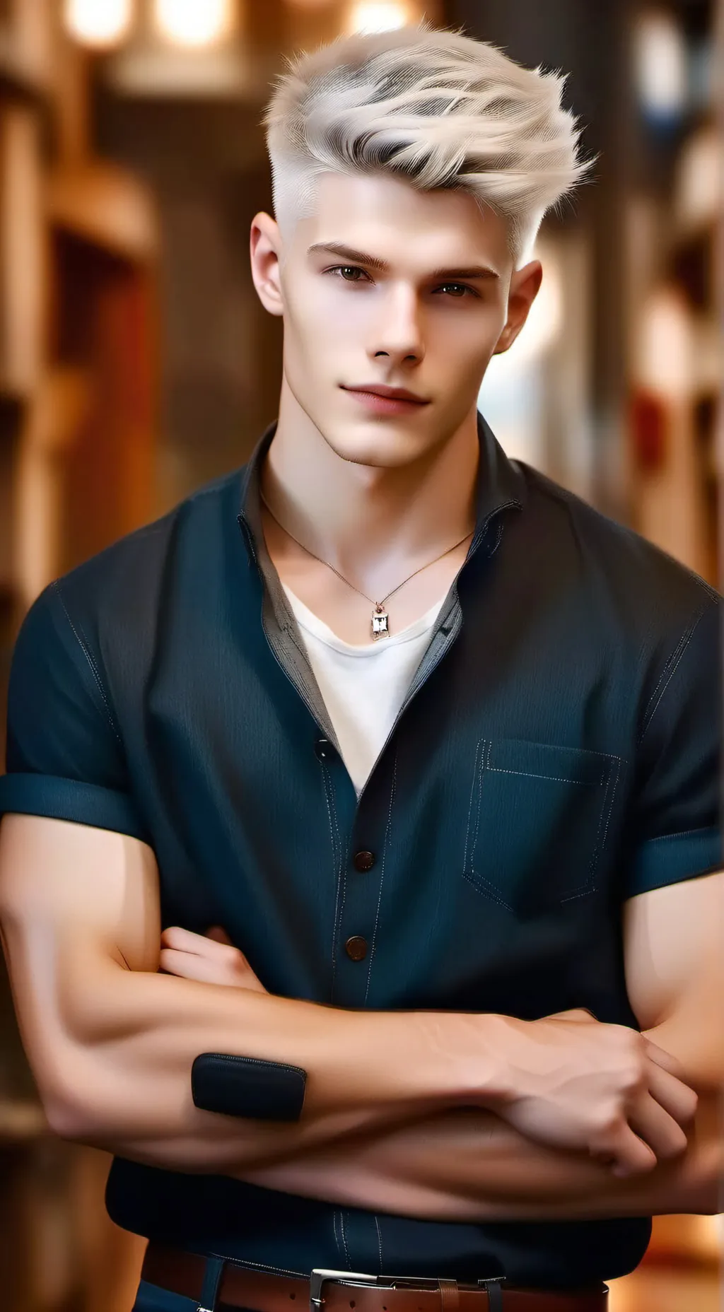 ai character: yandre Joseph  background