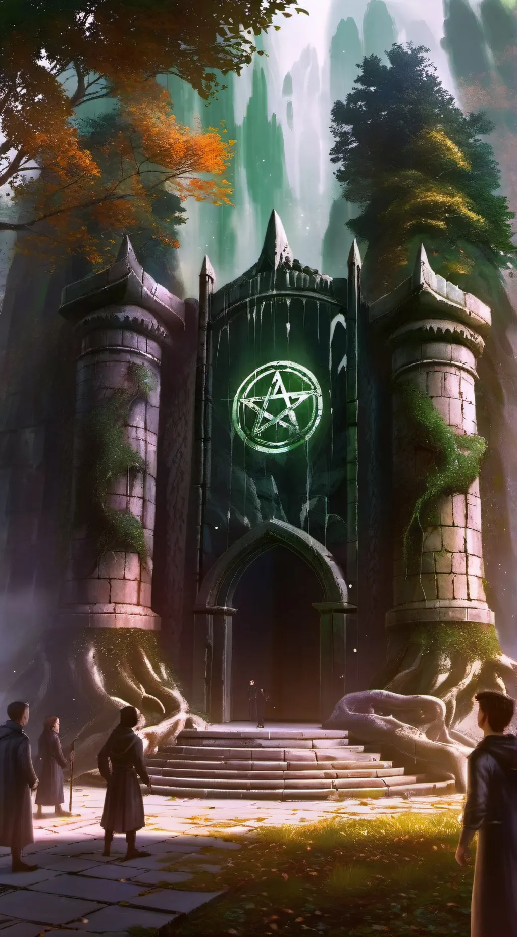 ai character: Hogwarts background