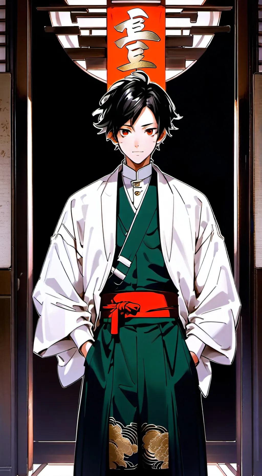 ai character: tanjiro kamado background