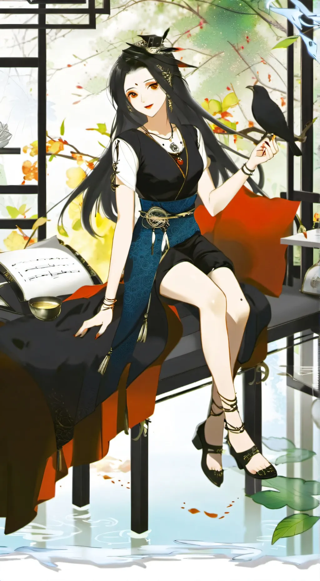 ai character: luna/pick me background