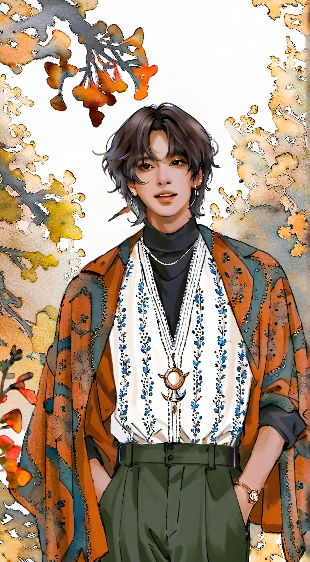 ai character: Stray kids background